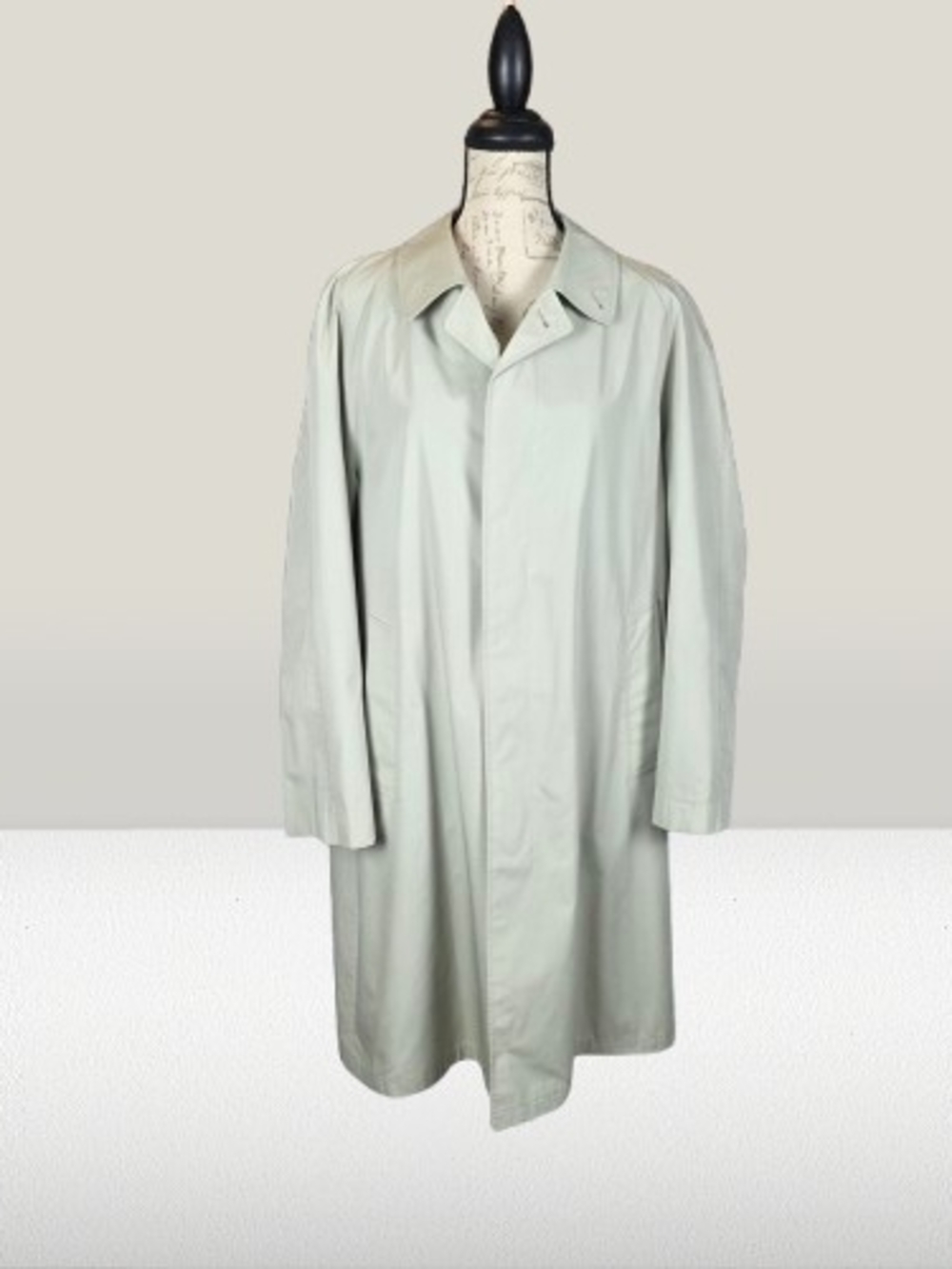 Vintage Otto Werner Trench Coat Light Khaki Euro 25 = M/L Short